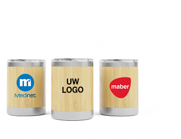 Crew Bamboo - Met logo bedrukte bamboe reismokken Crew Bamboo - Met logo bedrukte bamboe reismokken