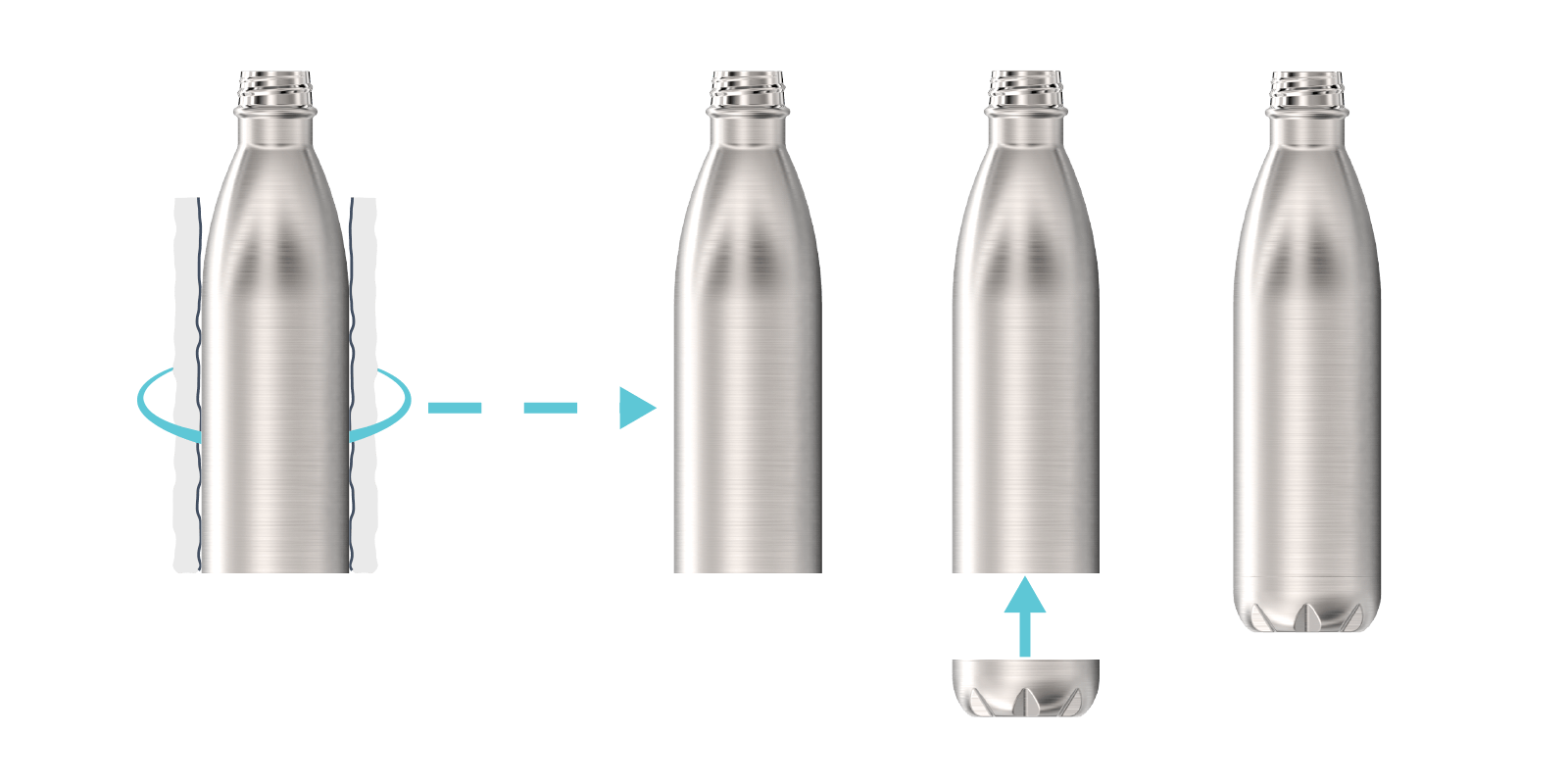 Hoe we onze metalen flessen maken - Step6