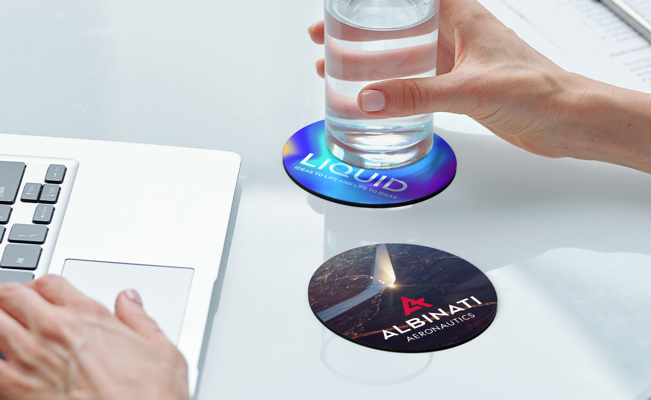 Surf - Onderzetters met logo